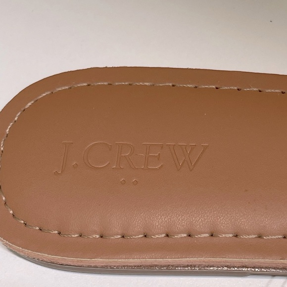 J.Crew Calf hair seaside slide sandals leop print vacation cruise summertime - Picture 3 of 5